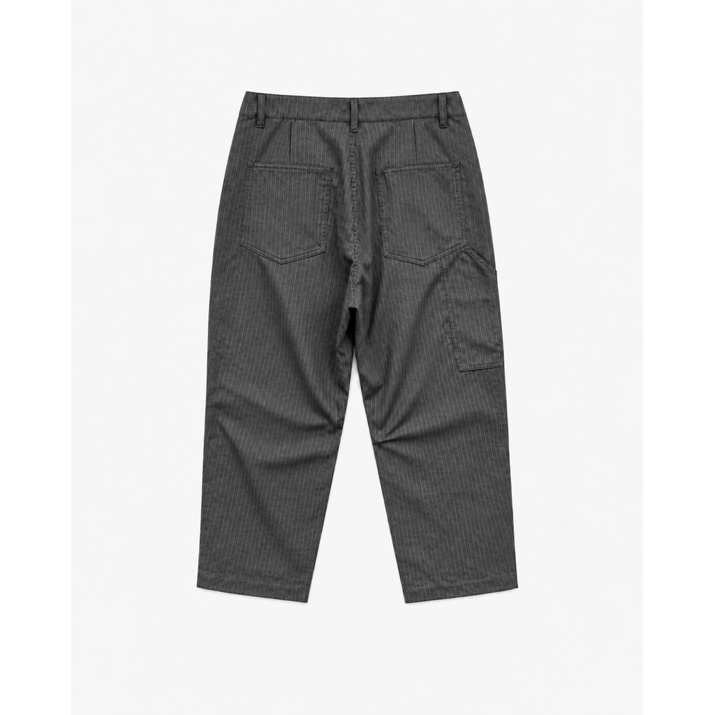 Liberaiders × LINEAGE CORE T/R SARROUEL PANTS（GRAY STRIPE)