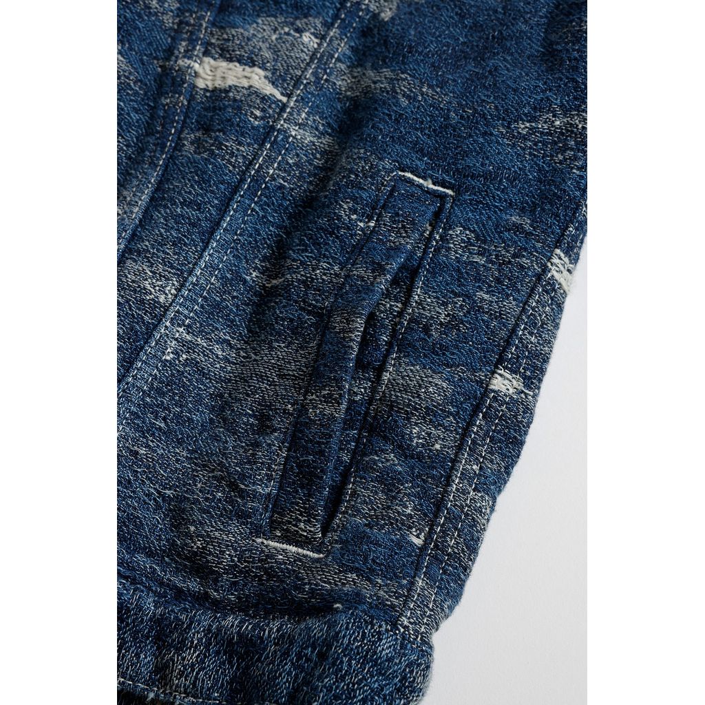 FDMTL DENIM HAORI JACKET 5YR WASH