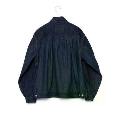 FUMITO GANRYU Watteau Pleats 2nd Jk - Indigo