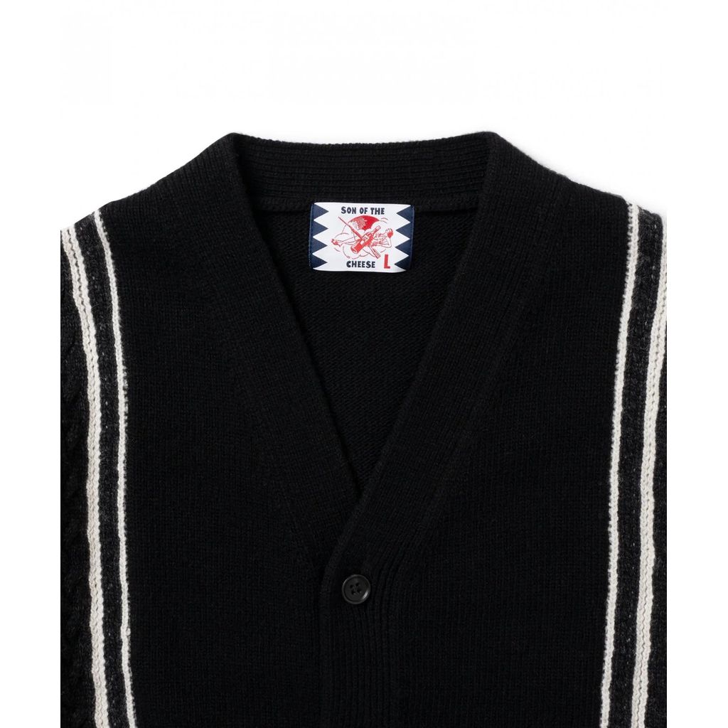 SON OF THE CHEESE  FRINGE KNIT CARDIGAN