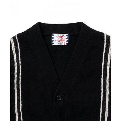 SON OF THE CHEESE  FRINGE KNIT CARDIGAN
