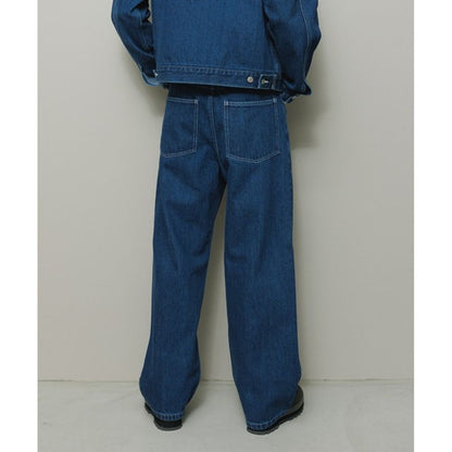 BAL 12OZ STRAIGHT LEG 5P WASHED JEAN