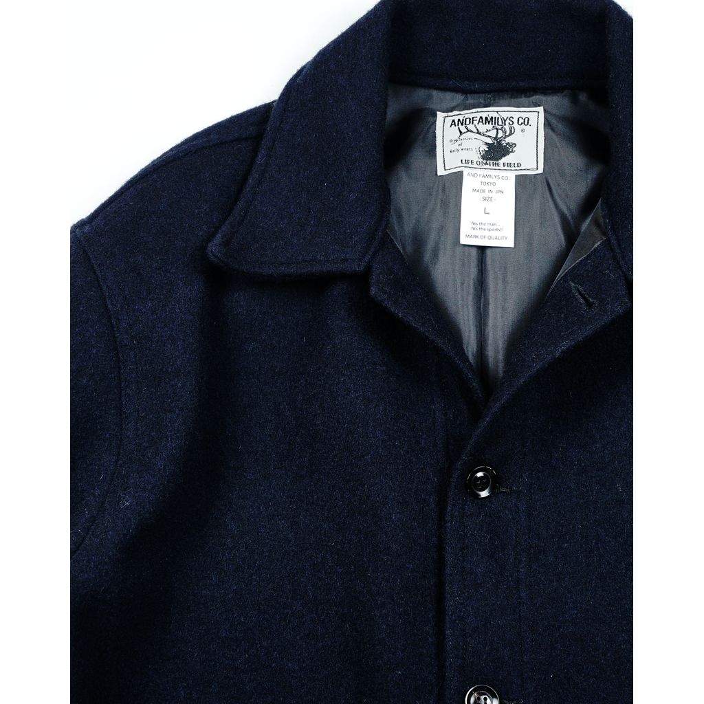 ANDFAMILYS Melton Wool Jacket