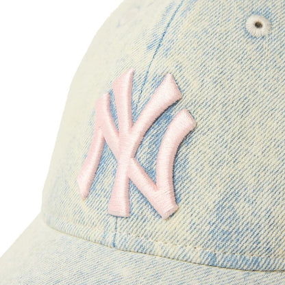 NEW ERA 9TWENTY Over Dye Denim ニューヨーク・ヤンキース ホワイト