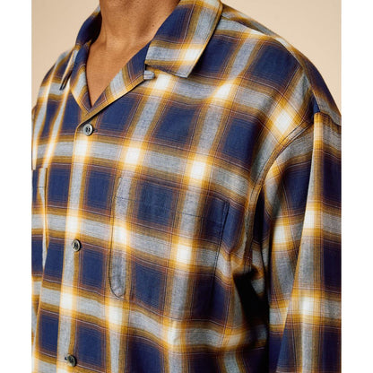 BEDWIN & THE HEARTBREAKERS FIVE BROTER Ex. L/S CHECK SHIRT "VIN"