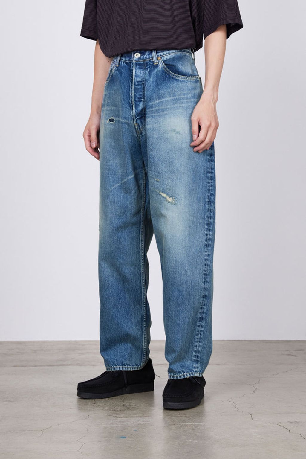 marka  オーガニックコットン12ozデニム / コクーンフィットジーンズ, Used Washed