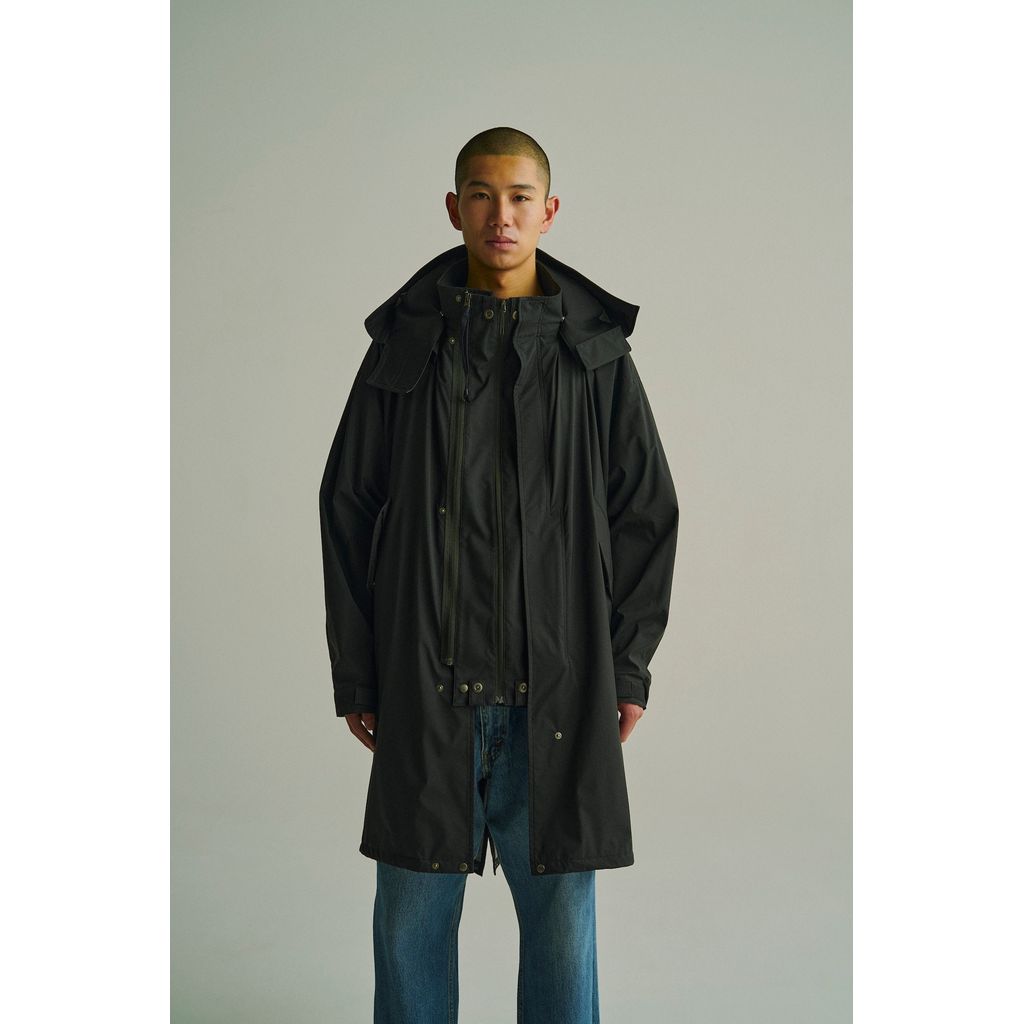 Poliquant THE DEFORMED CHANGING LENGTH OVER HOODED COAT / JACKET 2602012