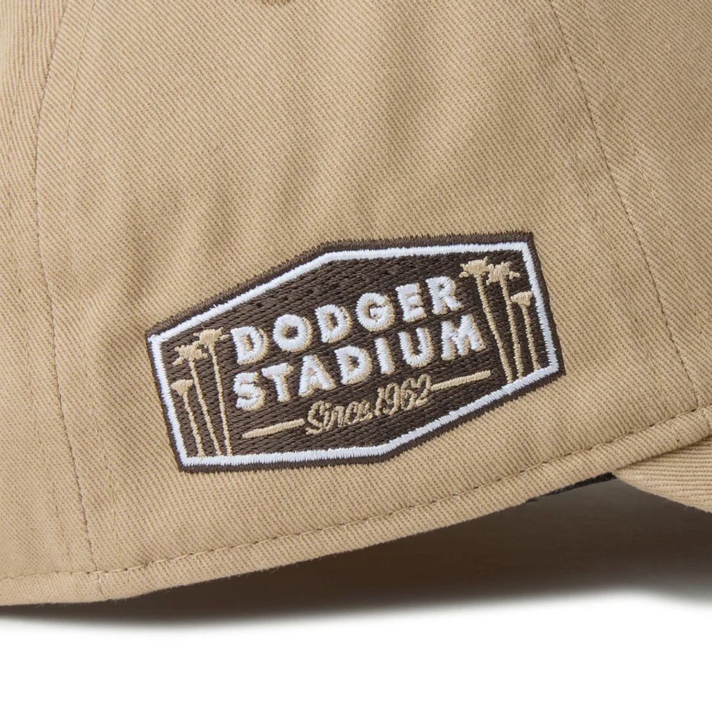 NEW ERA 9TWENTY MLB Side Patch ロサンゼルス・ドジャース プラクティスロゴ キャメル