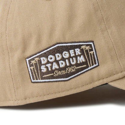 NEW ERA 9TWENTY MLB Side Patch ロサンゼルス・ドジャース プラクティスロゴ キャメル