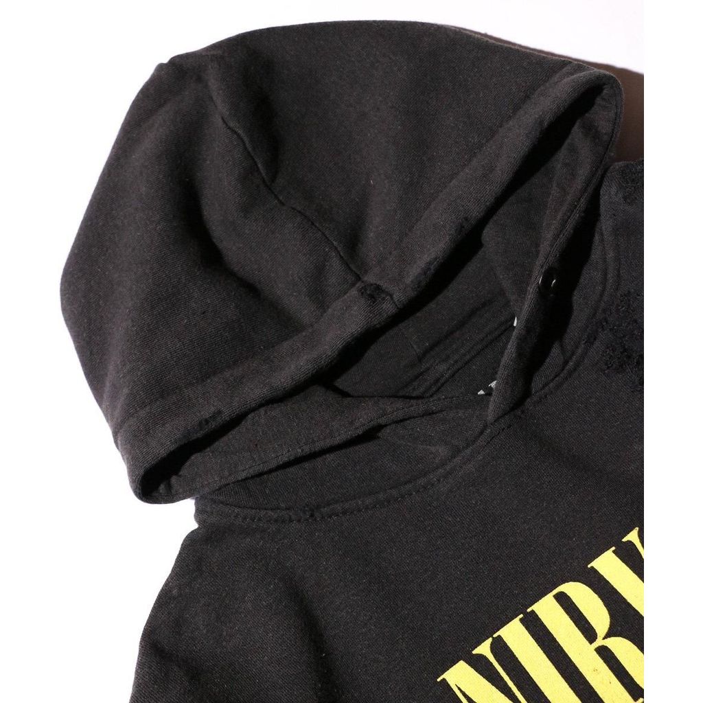 THRIFTY LOOK  WORN-OUT BAND HOODIE NIRVANA