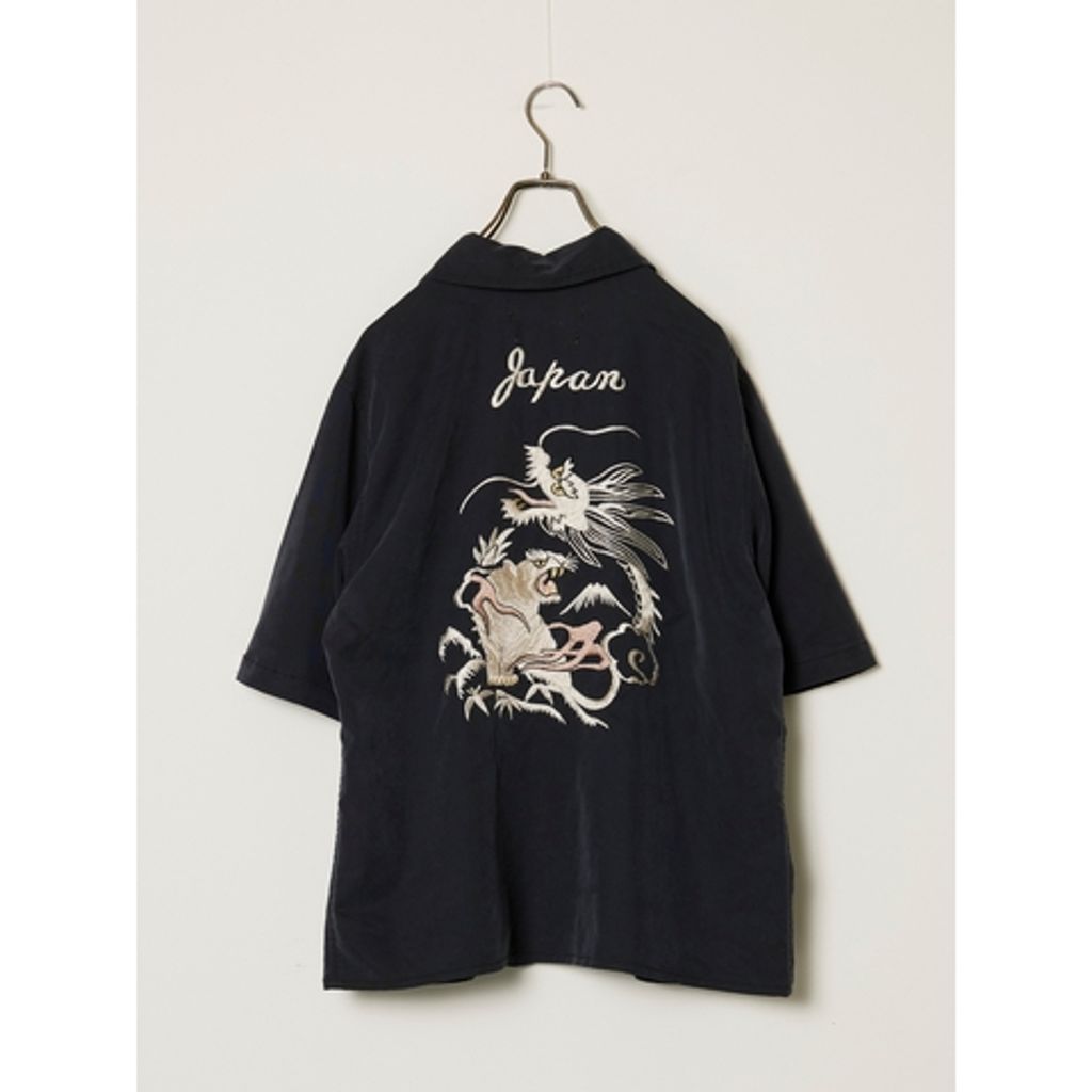 【予約商品】REMI RELIEF RN30389010 レーヨンフィブリルツイルS/Sシャツ(刺繍) 26ss