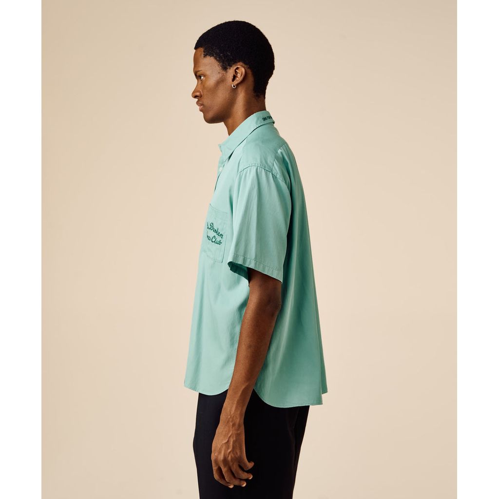 BEDWIN & THE HEARTBREAKERS S/S EMBROIDERED SHIRT "BLUNT"