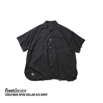 FreshService "COOLFIBER OPEN COLLAR S/S SHIRT"