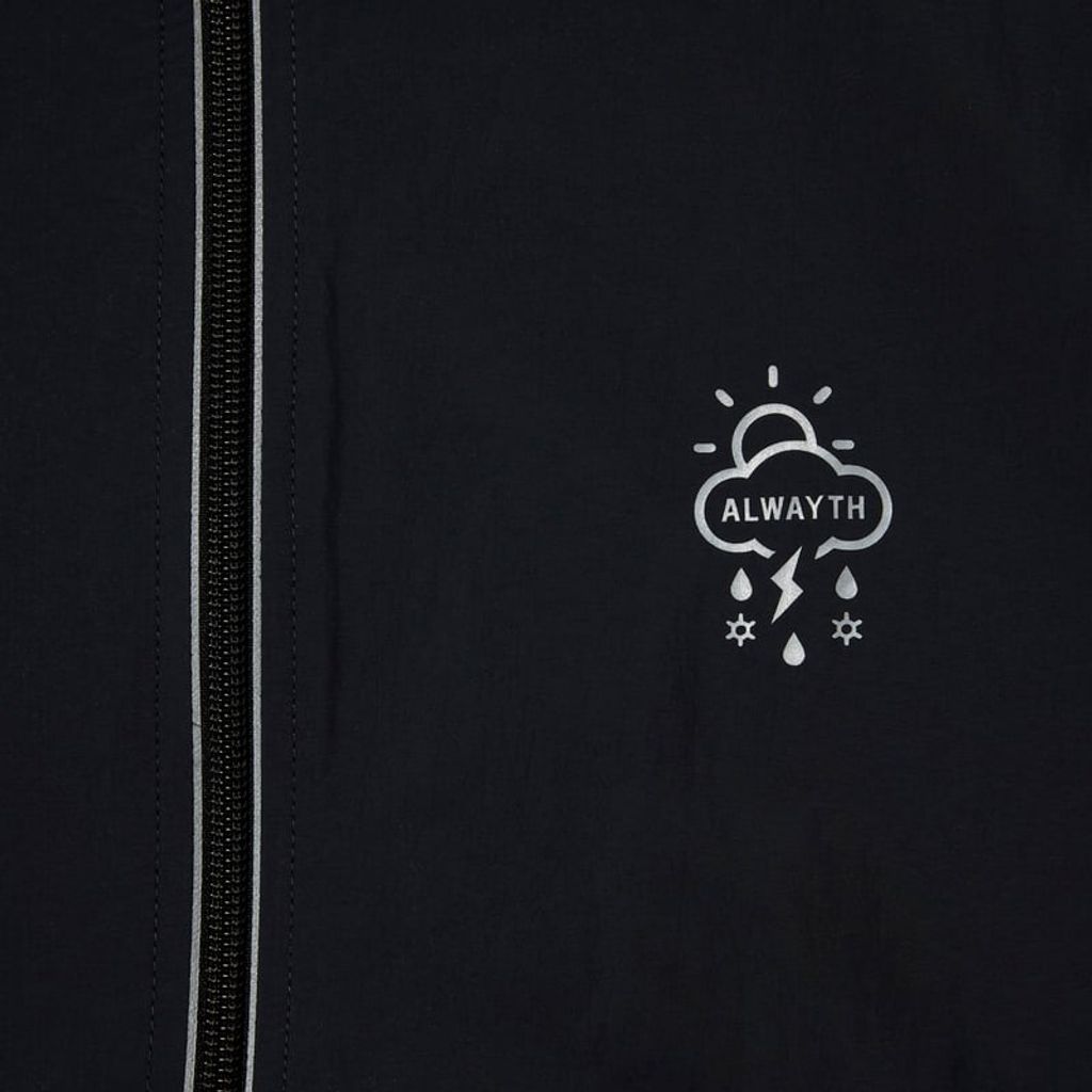 ALWAYTH / TRAINING JACKET ＆ PANTS SET / REFLECT PRINTED / BLACK
