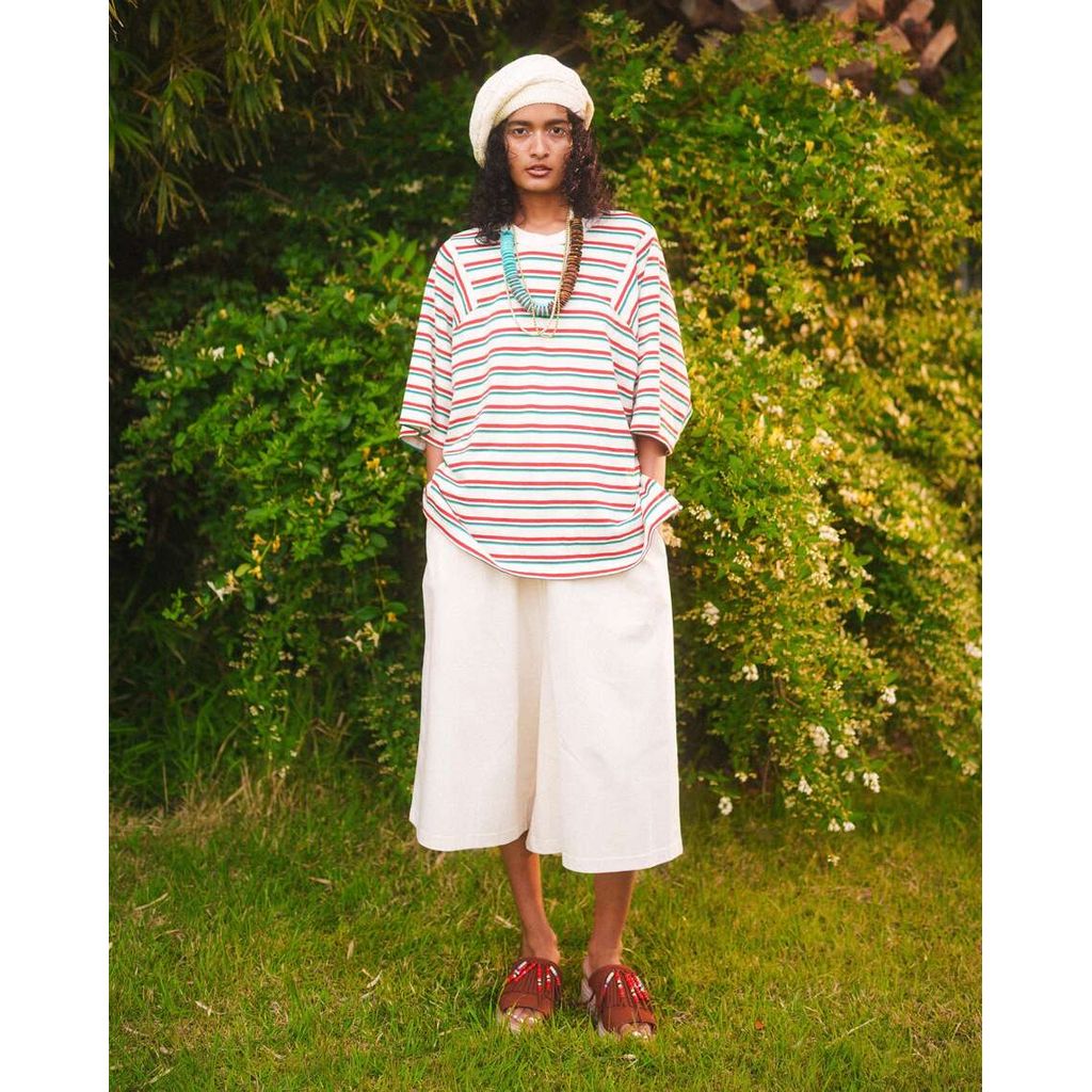 AMBERGLEAM  Border Panel Daily T-Shirt