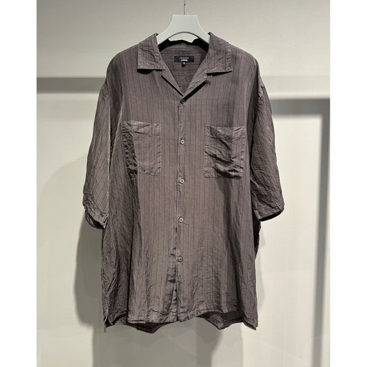 COMME des GARCONS HOMME CUPRA STRIPE HALF SLEEVE SHIRT