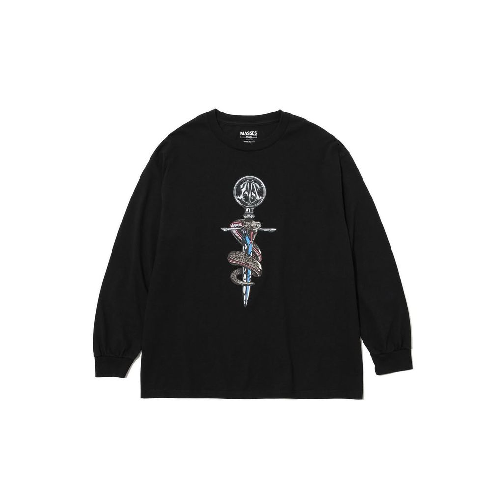 MASSES T-SHIRT L/S CROSS SNEKE