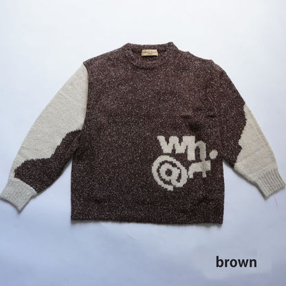 THOMAS MAGPIE  knit “WH@T”