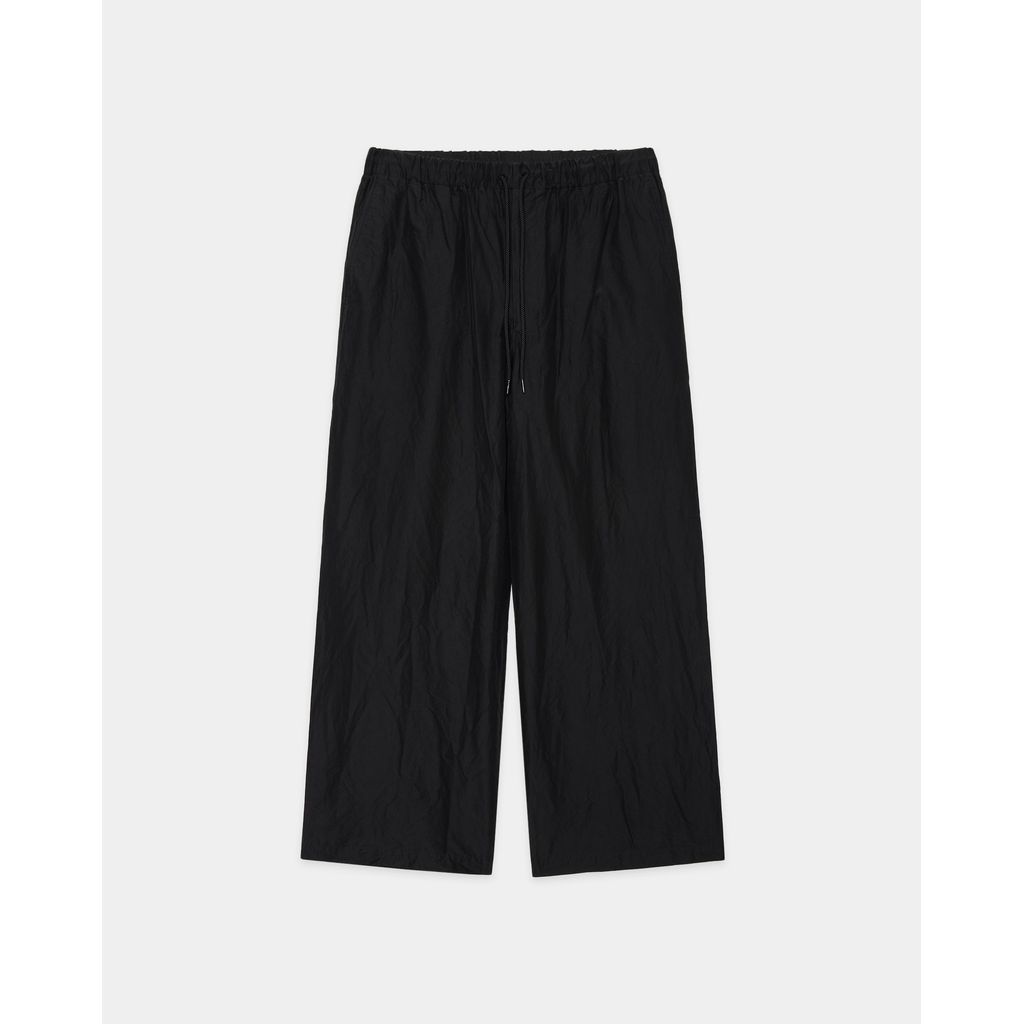 MARKA ORGANIC COTTON SILK HIGH COUNT TYPEWRITER ADJUSTABLE HEM EASY WIDE PANTS