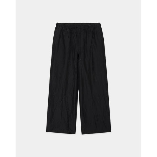 MARKA ORGANIC COTTON SILK HIGH COUNT TYPEWRITER ADJUSTABLE HEM EASY WIDE PANTS