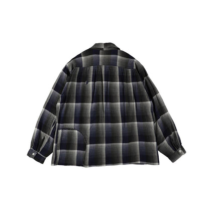 BOW WOW CHECK RAYON SHIRT