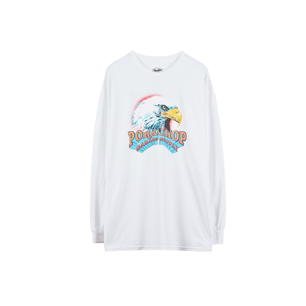 MASSES PORKCHOP×MASSES T-SHIRT EAGLE L/S