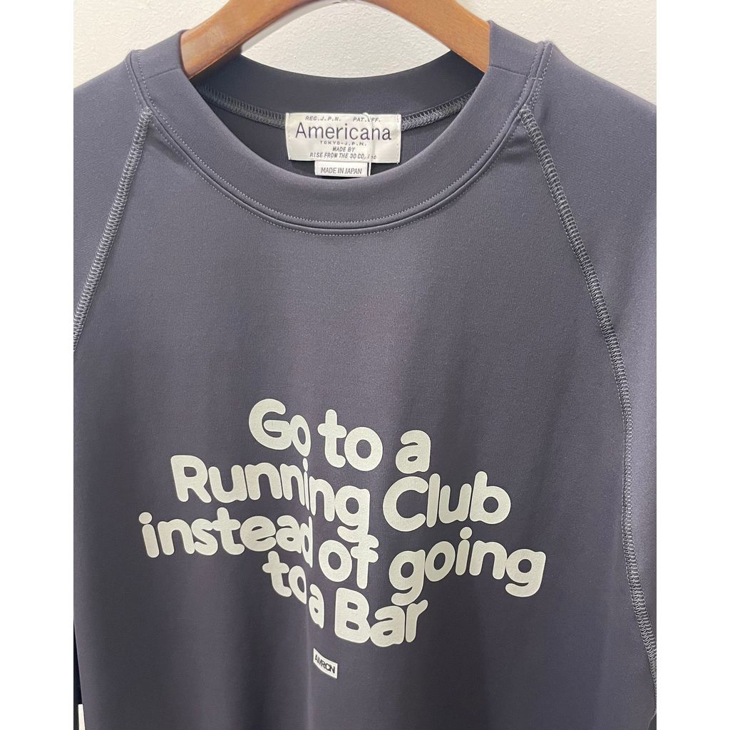 Americana　接触冷感天竺シームポケットT