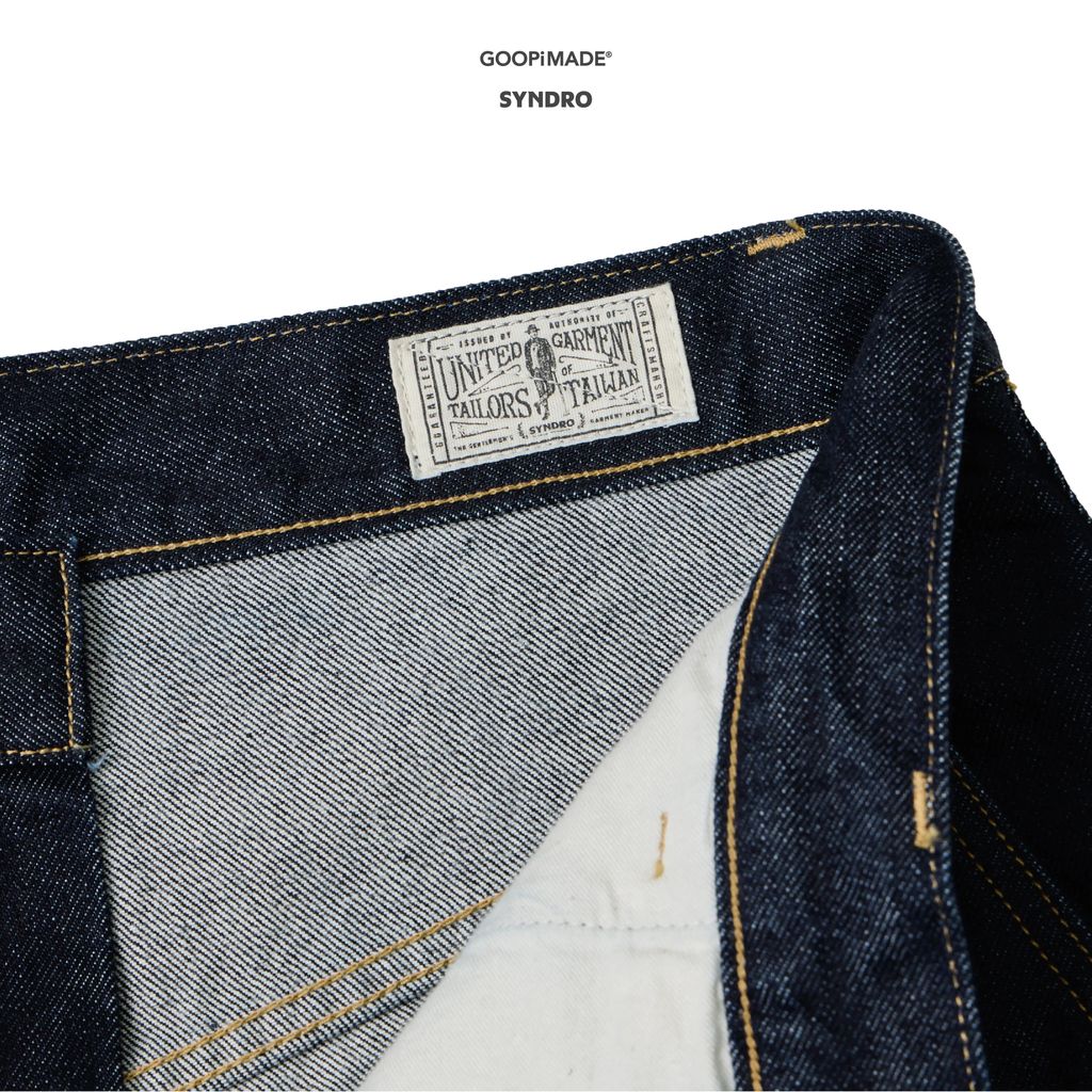 GOOPiMADE 01P-SYNC ARK DECK LOOSE JEANS - ONE WASH