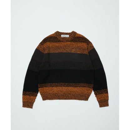 【予約商品】BAL BAL-2221 GRADATION STRIPE CREWNECK SWEATER
