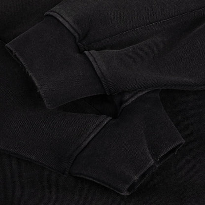 Dime Distressed Terry Zip Hoodie