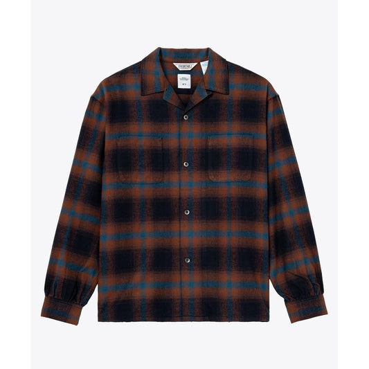 BEDWIN & THE HEARTBREAKERS FIVE BROTHER Ex. L/S CHECK SHIRT "VIN"