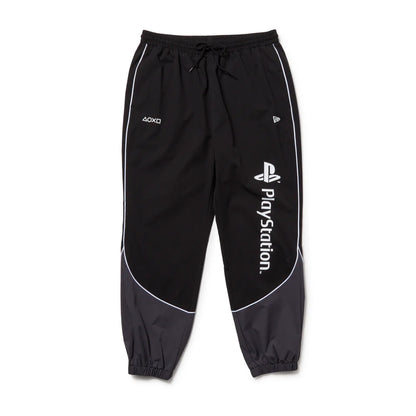 NEW ERA オーバーサイズド パイピング トラックパンツ PlayStation プレイステーション ブラック パフォーマンスアパレル  14693218