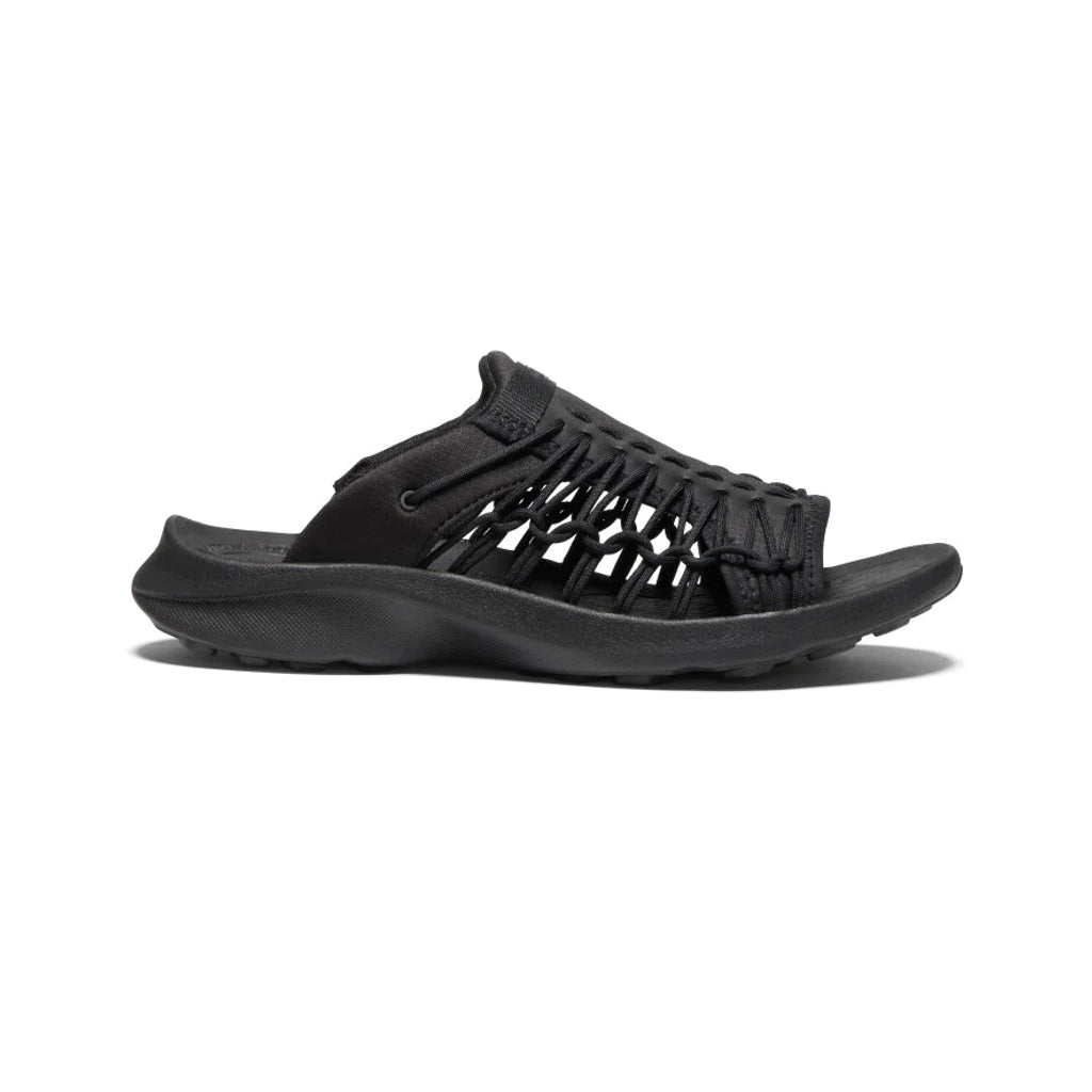 KEEN メンズ ユニーク スニーク スライド サンダル Black/Black