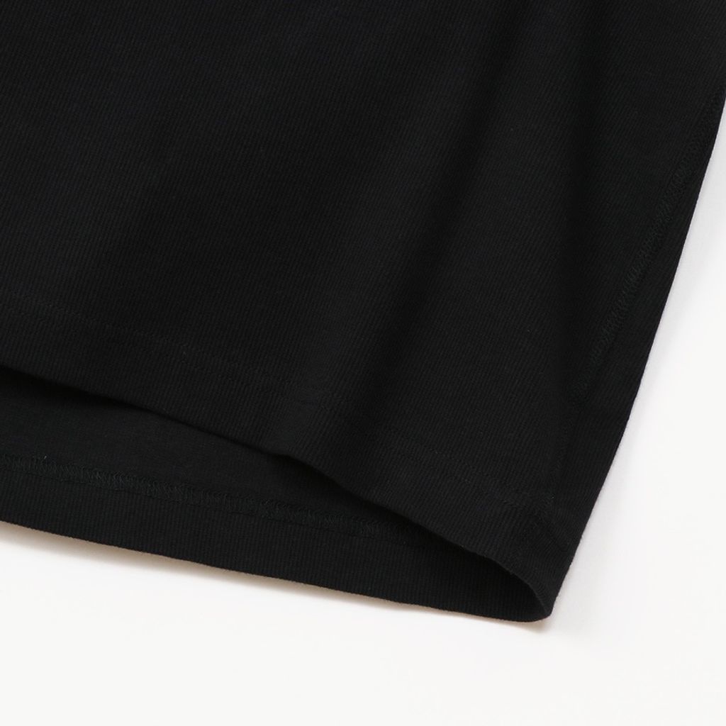 Hanes  BEEFY リブヘンリーネックTシャツ