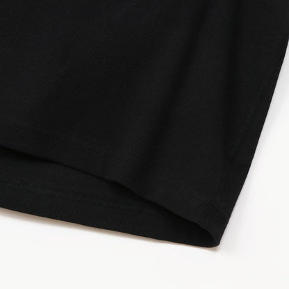 Hanes  BEEFY リブヘンリーネックTシャツ