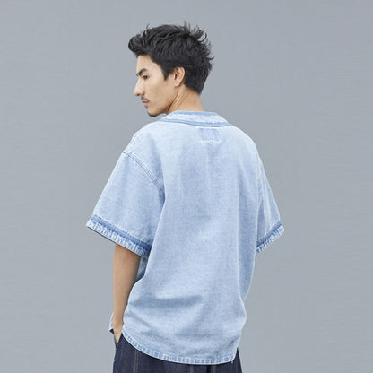Liberaiders DENIM BASEBALL SHIRT