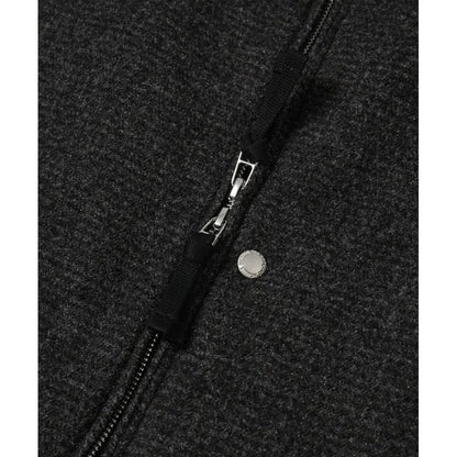 COMME des GARCONS HOMME WOOL 縮絨 × NYLON TWILL COAT（GRAY）