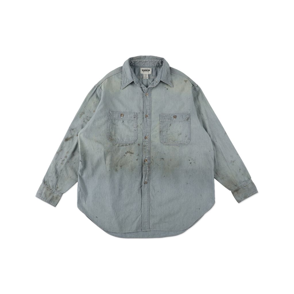 BOW WOW  METAL BUTTON CHAMBRAY SHIRT