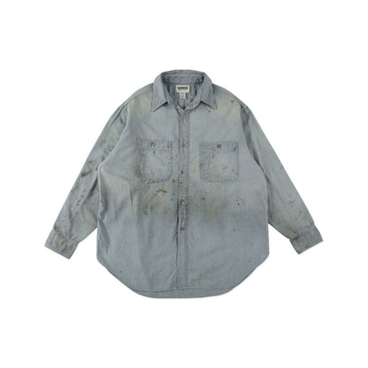 BOW WOW  METAL BUTTON CHAMBRAY SHIRT