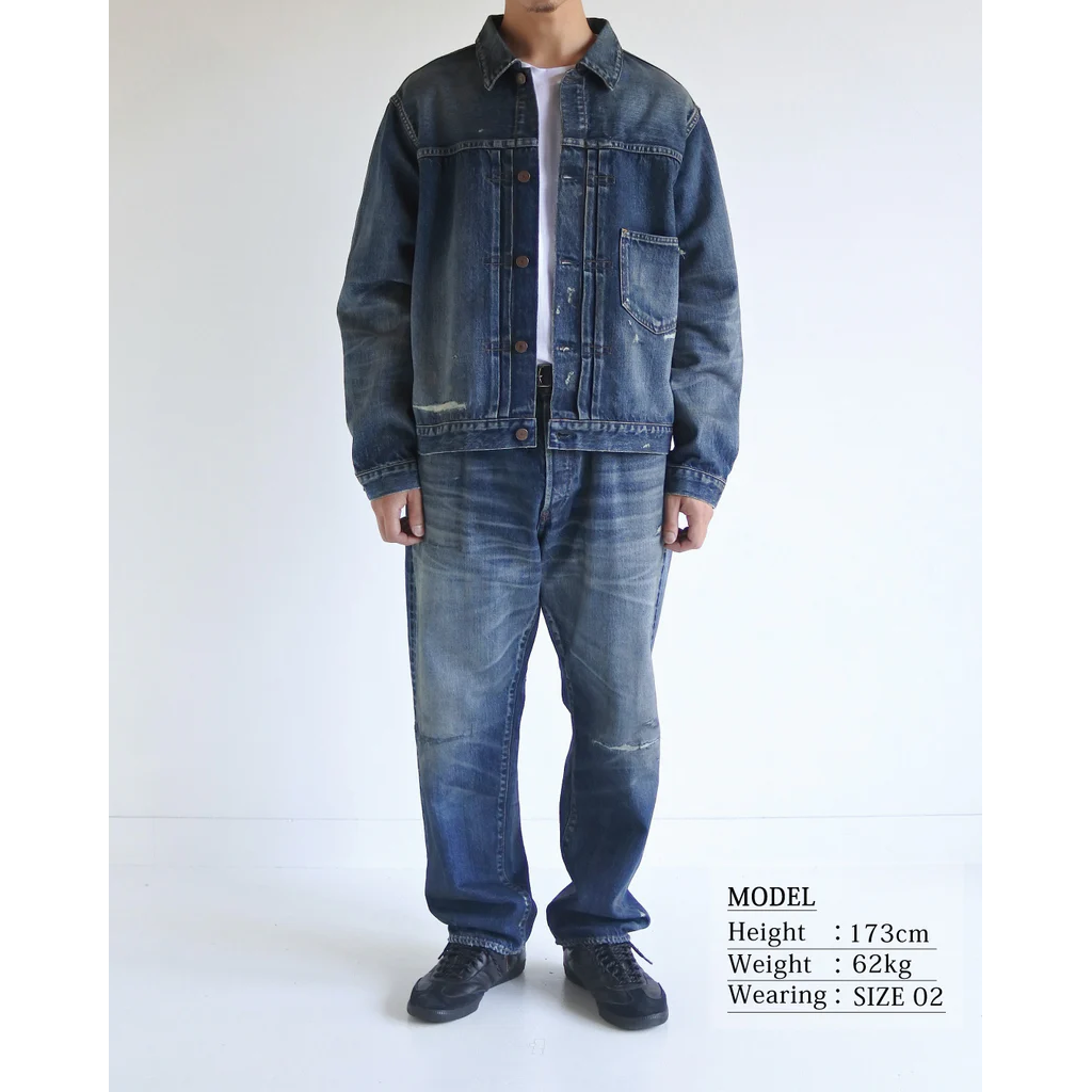 ANACHRONORM CONTEXT-005 FRONT TUCK DENIM JACKET(26 REMAKE)