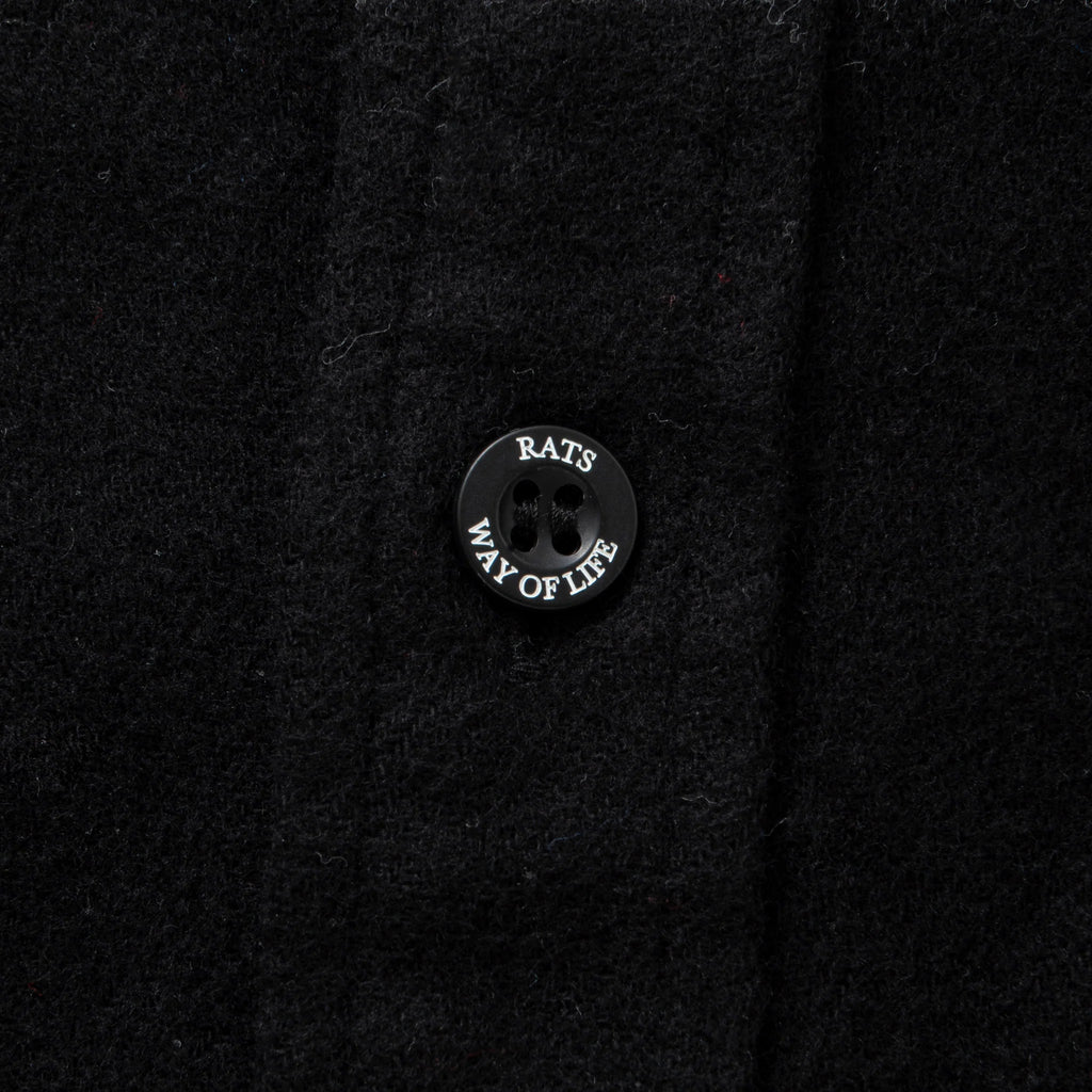 RATS COTTON FLANNEL CHECK SHIRT