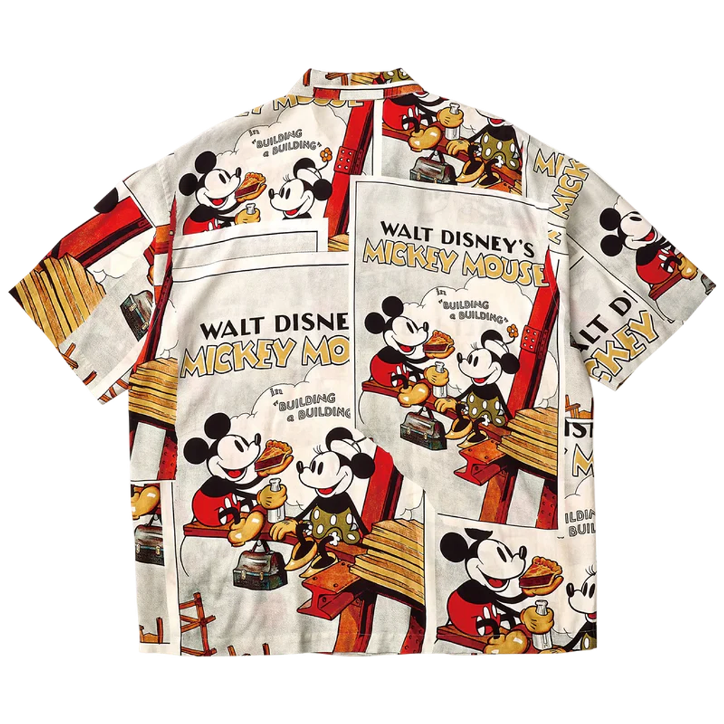 PORTER CLASSIC DISNEY VP / PC ALOHA COLLECTION ALOHA SHIRT / MICKEY & MINNIE