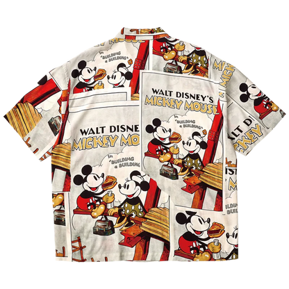 PORTER CLASSIC DISNEY VP / PC ALOHA COLLECTION ALOHA SHIRT / MICKEY & MINNIE