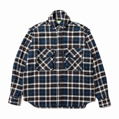 HOMBRE NINO PLAID MULTI POCKET SHIRT