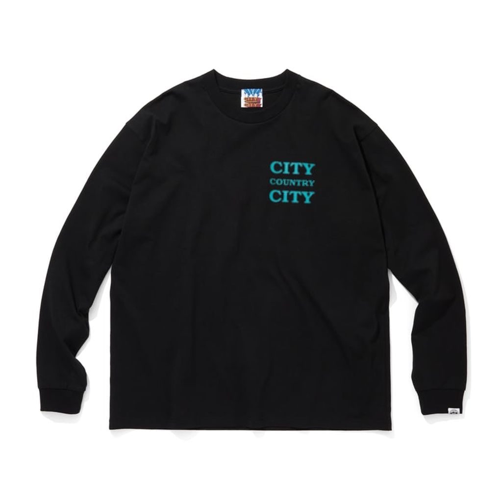 CITY COUNTRY CITY COTTON L/S T-SHIRT_CITY COUNTRY CITY