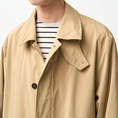 ORCIVAL Men's Split Fiber Twill Soutien Collar Coat