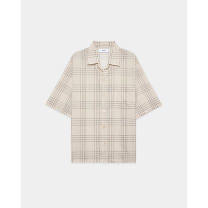 marka 60/1 Organic Cotton High Twisted Loan / Open Collar S/S Shirt