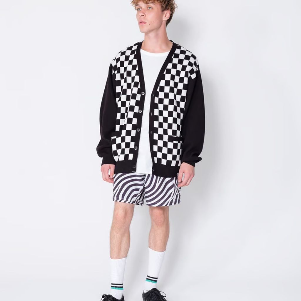 BEDWIN & THE HEARTBREAKERS L/S JACQUARD CARDIGAN "LELAND"