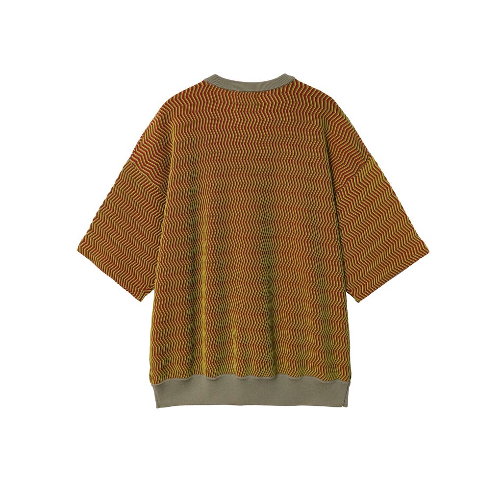 MAGIC STICK ZIGZAG LINED SS CREW