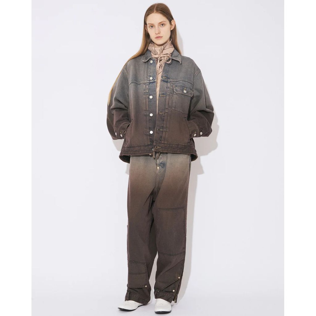 beautiful people double-end selvedge denim blouson gradation